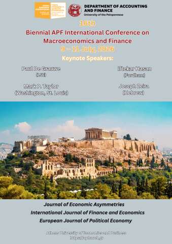 16th Biennial APF International Conference on Macroeconomics and Finance